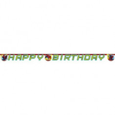 Banner Party Happy Birthday Ultimate Spiderman foto