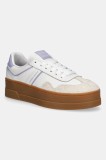 Tommy Jeans sneakers THE GREENWICH FLATFORM culoarea alb, EN0EN02807