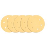 Hartie de slefuit Velcro 225 mm K180, 5 bucati, 6 gauri, Graphite