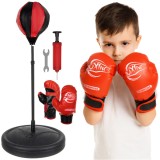 Set box pentru copii cu sac reflex reglabil si manusi de box