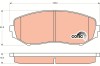 TRW GDB3443 COTEC set placute frana,frana disc