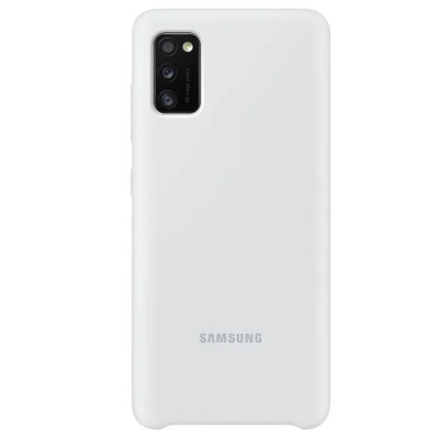 Husa Cover Silicone Samsung pentru Samsung Galaxy A41 White foto