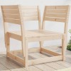 Scaun Gradina Lemn Masiv Pin Gossi, 83x73x78cm, Design Sipci, Exterior, Greutate Maxima 130kg