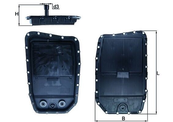 MAHLE HX 152 Baie ulei, cutie viteze automata