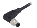 Conector M5 Mufă Tată IP67 60V 4 PIN-uri &icirc;n Unghi