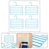 Cumpara ieftin Set 12 Umerase Multifunctionale din Plastic cu 5 pozitii pentru Haine si Accesorii, Anti-derapante, 31 x 31 cm, Roz, Maro si Albastre