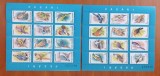 ROMANIA-1995-"PASARI:-2 COLITE"-MNH-Nestampil-Vezi-Scan