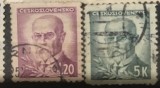 (CEHOSLOVACIA 1 ) Timbre serii Straine uzuale