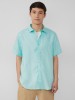 S.Oliver Camasa barbati cu maneca scurta, din in cu croiala Regular fit, Albastru deschis, M, 3XL, L, XL