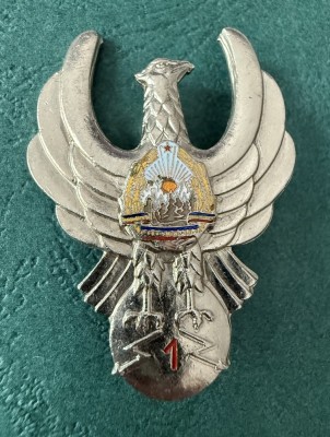 Insigna Transmisionist Cl 1 aviatie militara 1977 1989 RSR foto