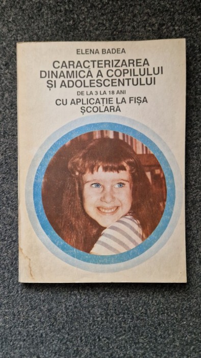 CARACTERIZAREA DINAMICA A COPILULUI SI ADOLESCENTULUI DE LA 3 LA 18 ANI