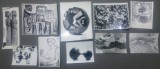 Reproduceri opere de arta// lot 10 fotografii originale C. Mierlescu