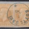 ROMANIA 1872 LP 38 f CAROL I PARIS VALOAREA 25 BANI PERECHE STAMPILA BOTOSANI