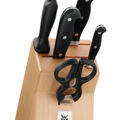 WMF set de cuțite cu ascuțitor și foarfece Spitzenklasse Plus (6-pack)