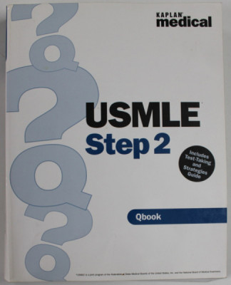 USMLE STEP 2 , QBOOK , INCLUDES TEST - TAKING AND STRATEGIES GUIDE by MICHAEL S. MANLEY and LESLIE D. MANLEY , 2002 foto