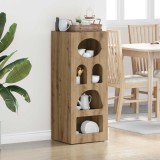 vidaXL Bufet Stejar Artizanal 40 x 35 x 100,5 cm Lemn compozit 891303