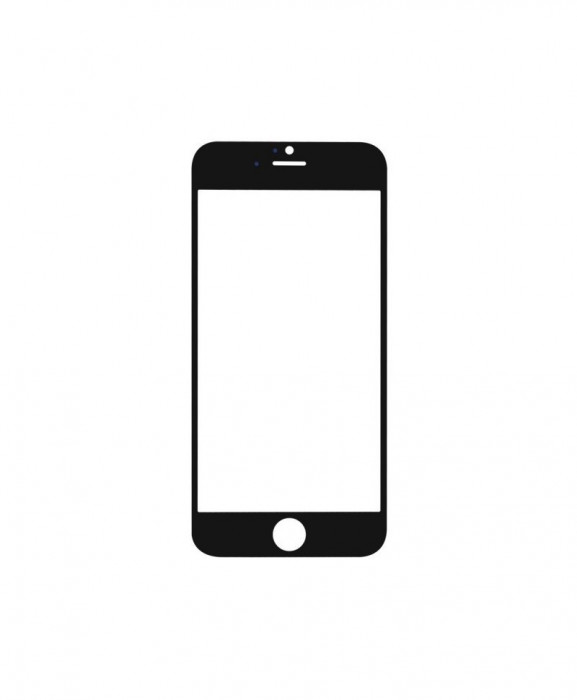 Geam Sticla Apple iPhone 6S Negru