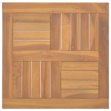 Cumpara ieftin Blat de masa, 50x50x2,5 cm, lemn masiv de tec, patrat