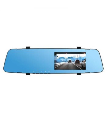 DVR auto cu camera fata 1080p /spate VGA in oglinda L100 Peiying Basic PY-DVR030 foto