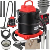 Aspirator 3 in 1 pentru cenusa profesional universal, putere 2000 W capacitate 20 litri, filtru hepa, Red Technic