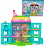 Gabby&#039;s Dollhouse Casa Purrfect, Set Joacă cu Figurine, Mobilier &amp; Accesorii - Casă de Păpuși Interactivă, Peste 60cm