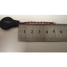 Baterie bios Laptop, CR2032, 1ST55, 3V, 220mAh, CDA 61, 5.5cm, rosu si negru, conector Molex 51021, 1,25 mm, 2 pini