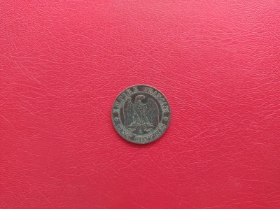 FRANTA - Moneda 5 CENTIMES 1861 ( bronz ) foto