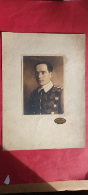Sibiu Hermannstadt Foto Atelier Guggenberger Mairovist Uniforma Militar foto