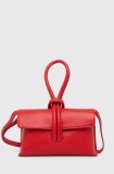 Answear Lab poseta de piele culoarea rosu