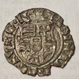 Ungaria 1 denar 1557 KB argint Ferdinand l