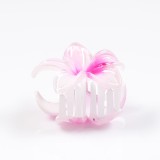 Cleste de par in forma de floare roz 4 cm
