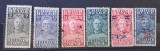 Congo Belgian 1928&ndash;1931 - Set de 6 Timbre Definitive &bdquo;Exploratorul Sir Henry Morton Stanley&rdquo; (cu Supraimprimate de Reevaluare) -CLN1