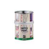 Cumpara ieftin Vopsea Whiteboard SketchPaint Transparent Lucios, 500ml, Transformă Suprafața &icirc;n Tablă de Scris