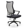Scaun birou cu mesh Hm Loreto, ergonomic, suport lombar, baza polipropilena, mecanism de balans, inaltime reglabila, material respirabil, 100 kg, negr