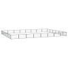VidaXL Țarc câini 28 panouri negru 100x50 cm oțel vopsit electrostatic