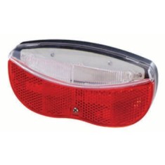 Stop bicicleta Cribo cu 2 LED-uri rosii super bright, 2 x 0.2W, prindere pe portbagaj, vizibilitate 1000 m