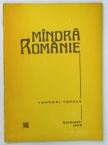 MANDRA ROMANIE , LUCRARI CORALE , 1986