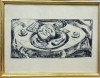 Mina Bick Wepper - Fructe, Pictura Romana, 28x39 cm cu rama, Arta