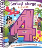 Scrie si sterge. Activitati la 4 ani