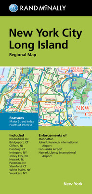 Rand McNally Folded Map: New York City Long Island Regional Map foto