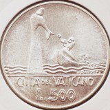759 Vatican 500 Lire 1978 Pavlvs VI km 139 argint, Europa