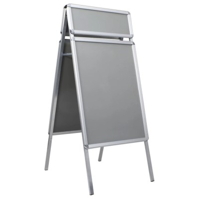 Stand afiș publicitar A1, cu antet, aluminiu foto