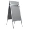 Stand afiș publicitar A1, cu antet, aluminiu