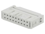 Mufă IDC Mamă 18 PIN Aurită 1,27mm