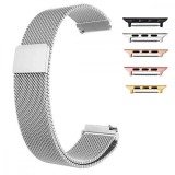 Curea tip Milanese Loop compatibila cu Apple Watch 9|8|7|6|5|4|3|2|1 Series, 49mm|45mm|44mm|42mm, Silver, Size S