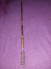 Tija Curatat Arma Veche Colectie: Lemn, Alama, Perie Otel Spirala, 59cm. Accesorii Vanatoare