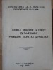 LIMBILE MODERNE CA OBIECT DE INVATAMANT. PROBLEME TEORETICE SI PRACTICE-COLECTIV-234699