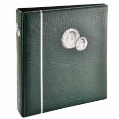 Album monede NUMIS cu coperta verde