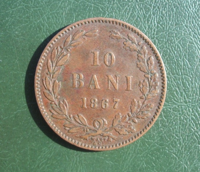10 BANI 1867 WATT