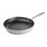 Tigaie din inox antiaderenta BRATMAXX, 28 cm, model fagure, 4 straturi